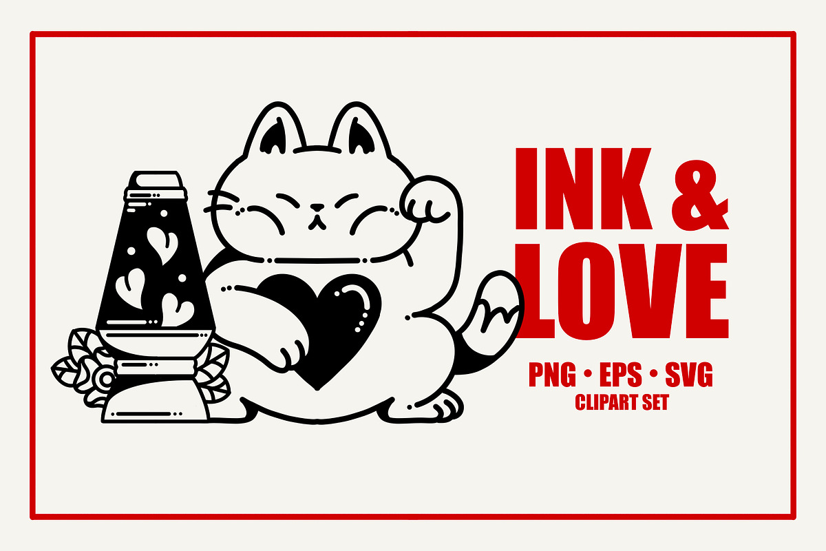 LOVE clipart collection, an Object Illustration by heyXeni (Photo 1 of 8)