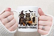Creepy Cute Raccoon Ghost Png, a Work Illustration by Sublimation Artist (Thumbnail 7 of 9)