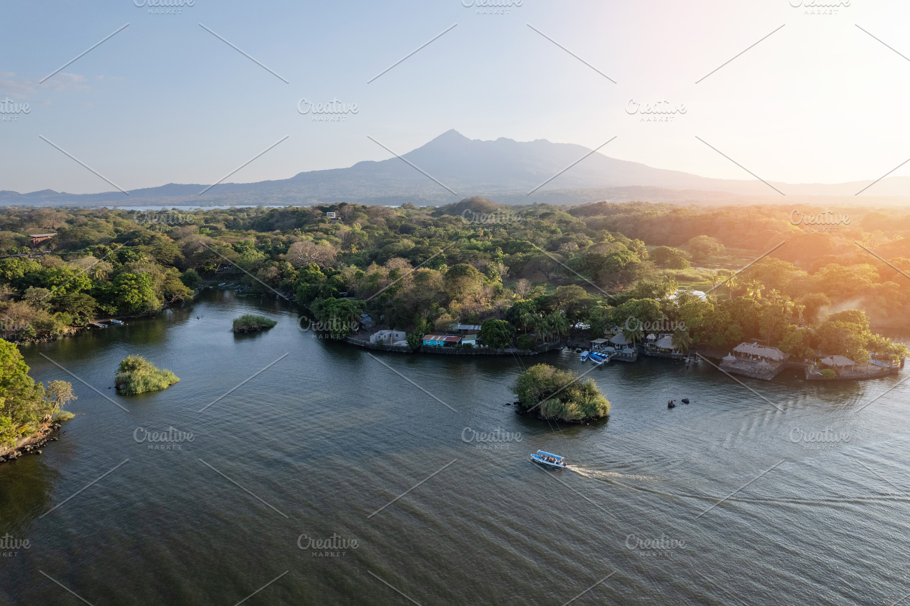 Small boat island tour, a Nature Photo by PixieMe