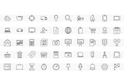 150 Thin Line Icons, an Outline Icon by doghead (Thumbnail 4 of 4)