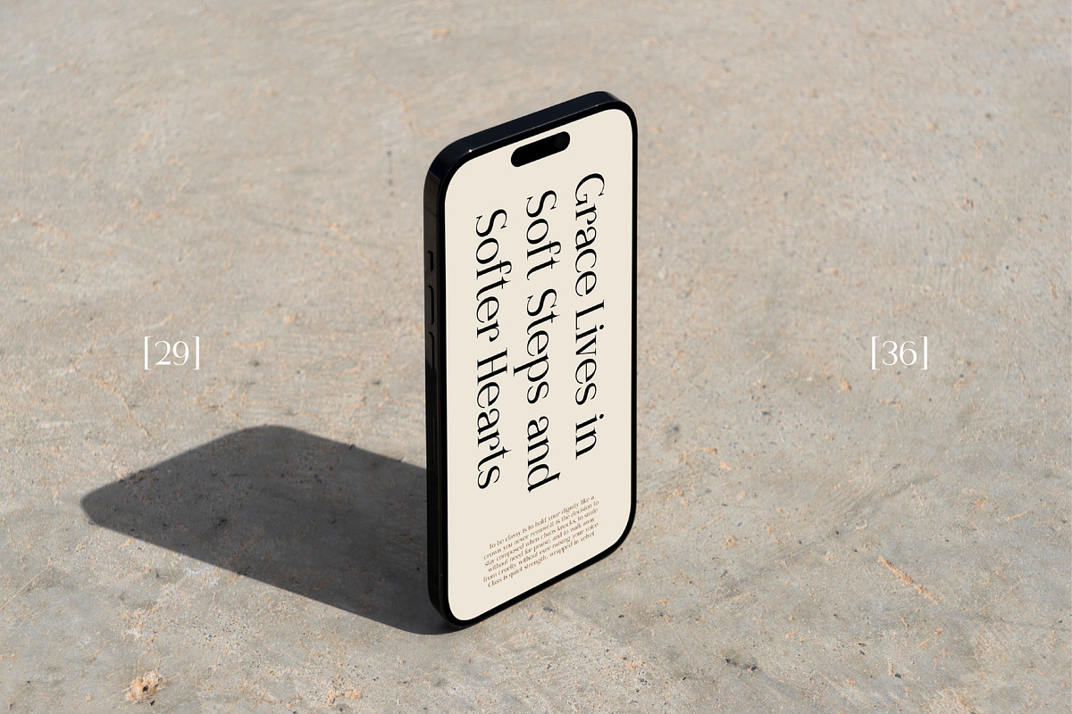 Montega Elegant Serif Typeface Font, a Serif Font by Vadovastd (Photo 8 of 8)