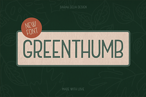 Greenthumb | Sans Serif Display Font