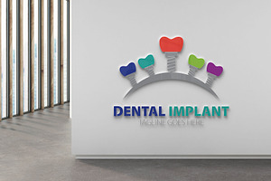 The Best/Dental Implant Logo3, a Branding & Logo Template by Josuf Media