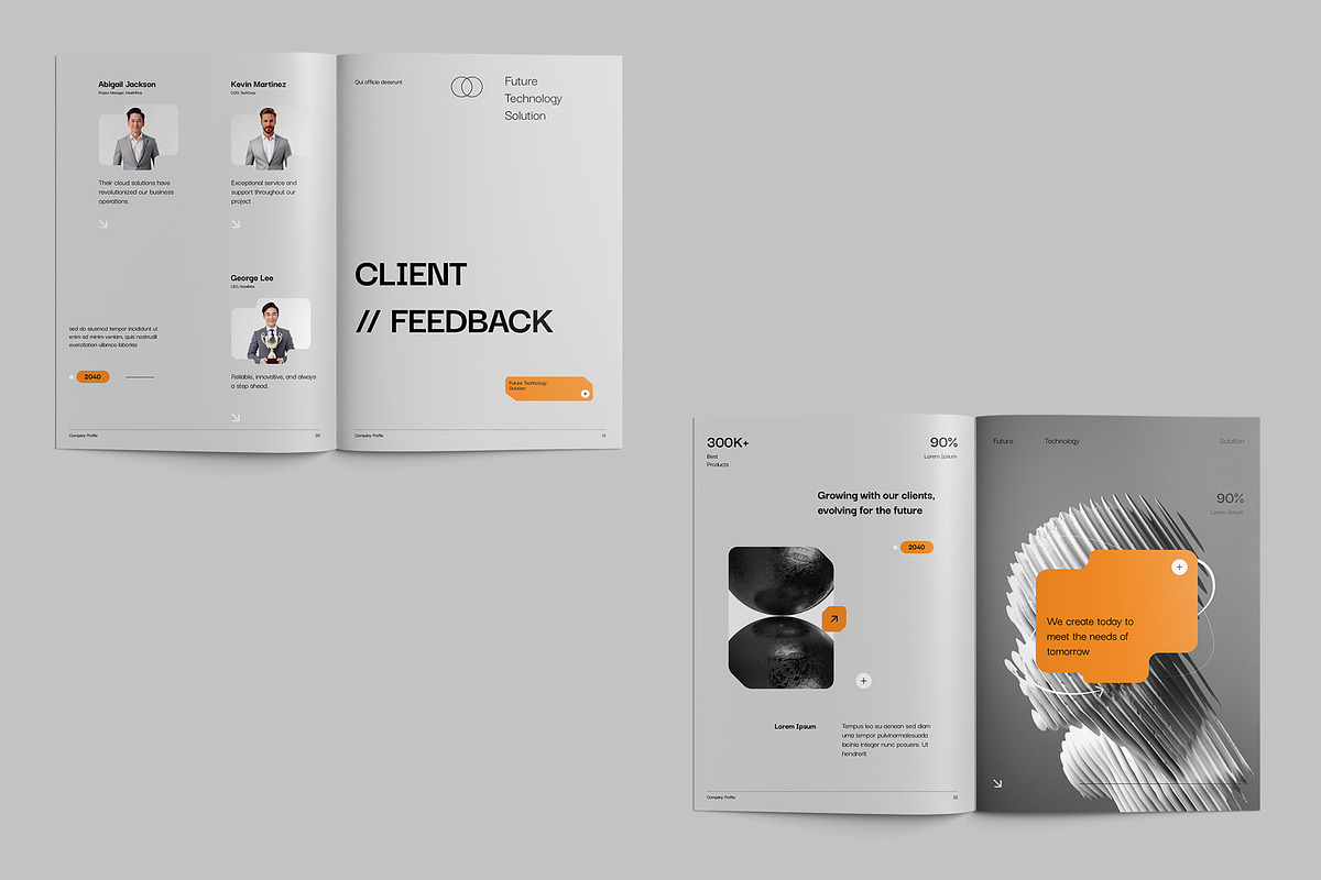 Minimalist Company Profile preview 5