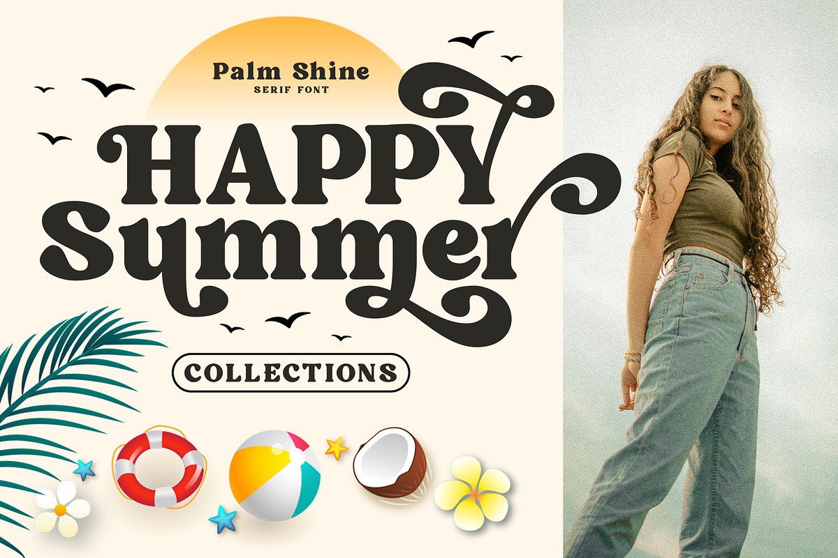 Palm Shine - Bold Swirl Serif, a Serif Font by roomspace creative lab (Photo 2 of 13)