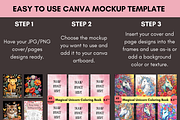 Book Mockup Templates for KDP A Plus, a Merchandise Mockup by LA Design (Thumbnail 8 of 10)
