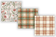 Rustic Plaid Flannel Autumn Patterns, a Pattern Graphic by FloridPrintables (Thumbnail 5 of 9)