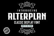 Alterplan Classic Display Font, a Blackletter Font by IHDSTD (Thumbnail 1 of 7)