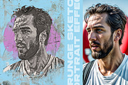 Grunge Sketch Portrait Effect, an Action Add-On by Amorjesu.com (Thumbnail 5 of 21)