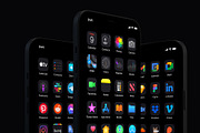 Nocturnal Icon Pack for iOS, a Graphic by Design Essentials (Thumbnail 2 of 6)