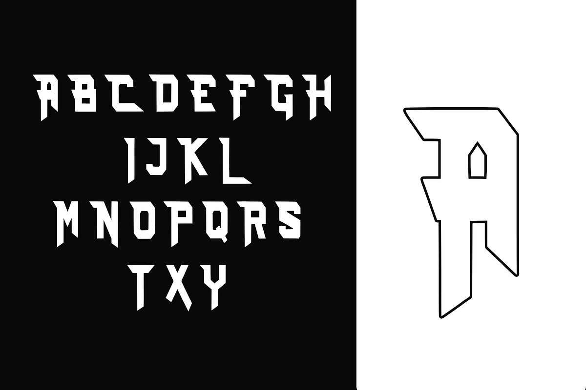 Mandala - Display Sport Font, a Font by Arendxstudio (Photo 3 of 7)