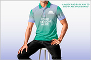 Polo T-Shirt Mockup PSD, a Shirt Mockup by Bruno's Shop (Thumbnail 2 of 4)