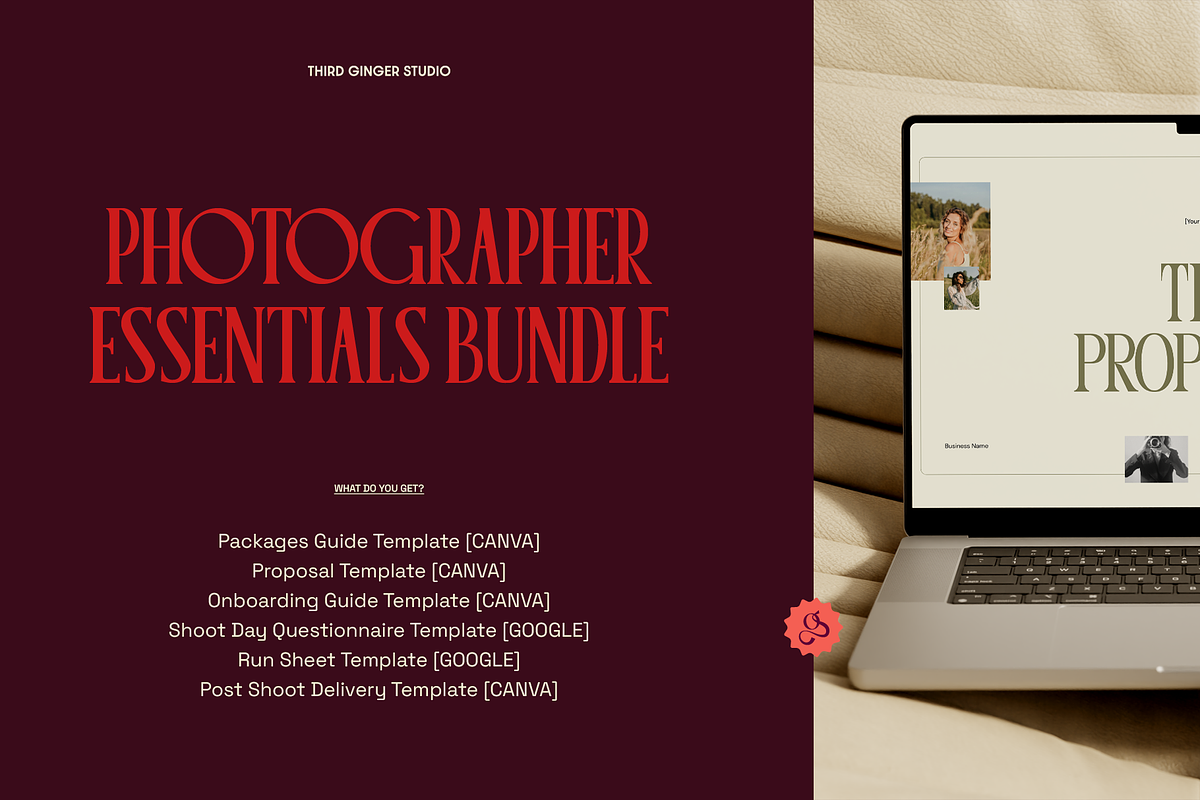 Photographer's Essential Bundle, a Marketing Template by Third Ginger Studio (Photo 2 of 13)