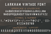 Larkham Vintage Font, a Serif Font by GlitzyGrapix (Thumbnail 7 of 10)