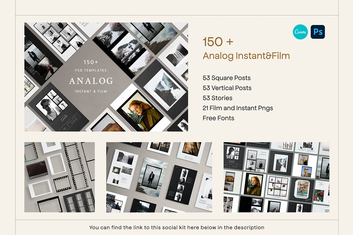SALE! Social Kit BUNDLE Canva and PS, a Social Media Template by Sparrow & Snow (Photo 12 of 20)
