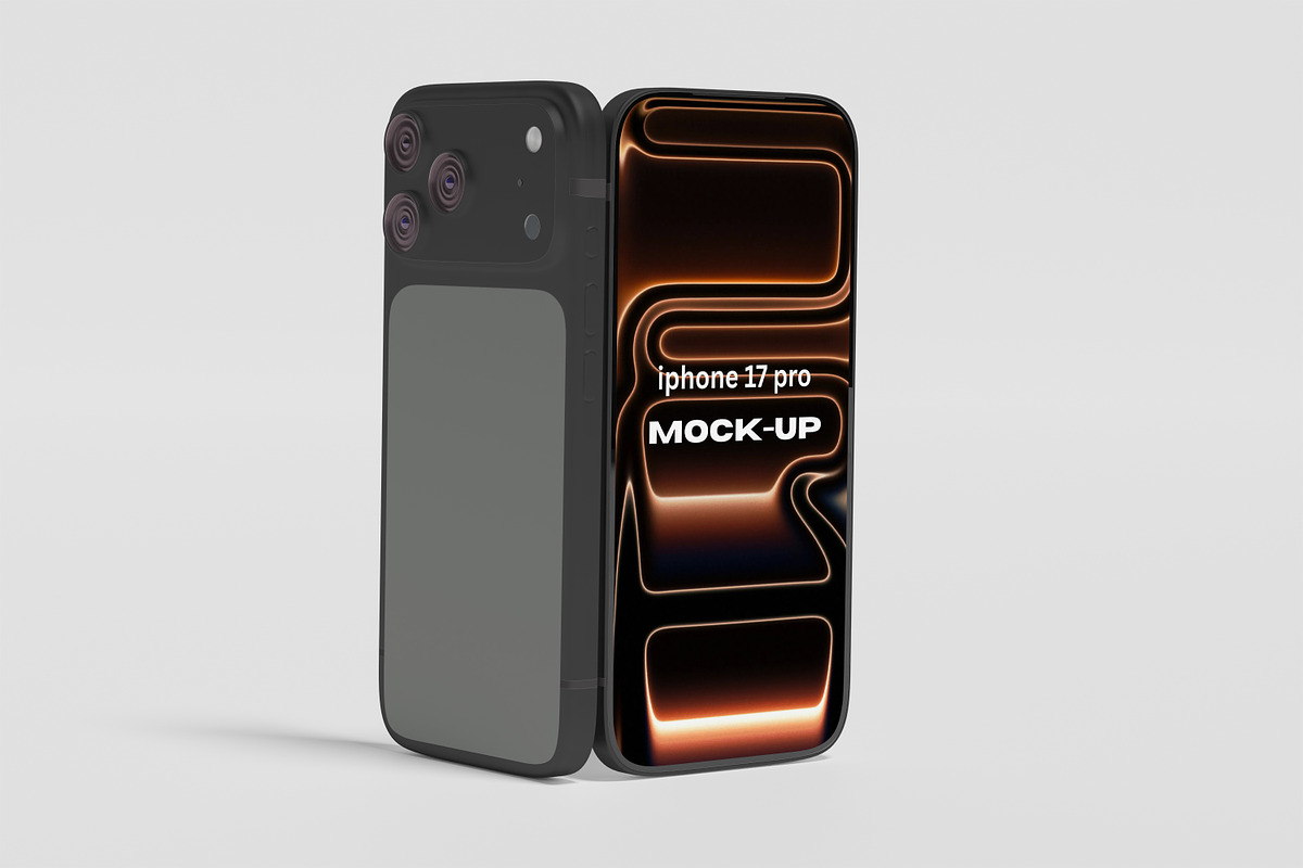 IPHONE 17 PRO, an iPhone Mockup by kebunmockup (Photo 3 of 5)