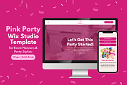 Event Planner Wix Studio Template, a Wix Template by Collette Collabs (Thumbnail 1 of 5)