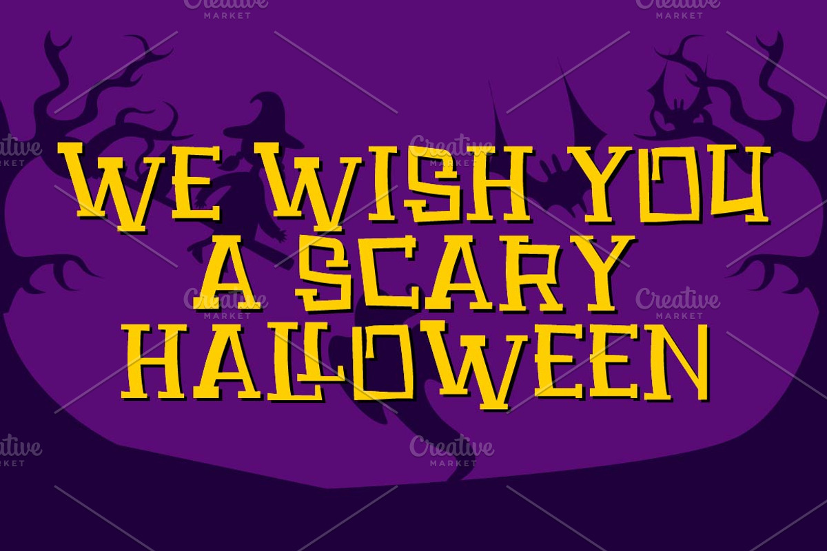 Sacret Display Halloween Font, a Serif Font by Artiveko (Photo 6 of 7)