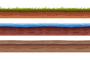 Seamless ground cross sections set, a Texture Graphic by Good Studio (Thumbnail 7 of 9)