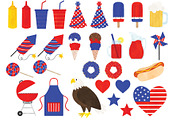4th of July Clip Art, an Illustration by SugarPickle Clip Art (Thumbnail 3 of 3)