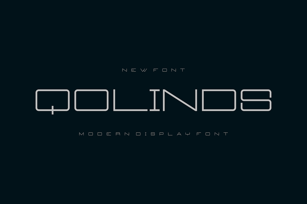 Qolinds Font, a Sans Serif Font by albert_kalingga (Photo 1 of 5)