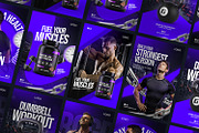 Fitness Gym Promotion Instagram Post, a Social Media Template by RamStudio2 (Thumbnail 4 of 4)