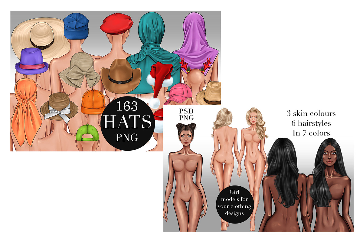 Large bundle with hair 1000+, a Person Illustration by Elenbushe (Photo 5 of 14)