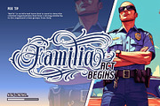 Villa de Ramos Typeface, a Script Font by alit design (Thumbnail 7 of 19)