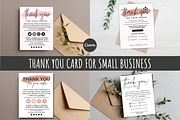 Thank You Card For Small Business, a Flyer Template by Oskar Wantopi (Thumbnail 1 of 6)