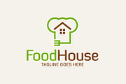 Food House Logo, a Branding & Logo Template by wakgraphic (Thumbnail 1 of 3)