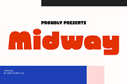 CS Midway – Bold Font, a Sans Serif Font by Craft Supply Co. (Thumbnail 1 of 8)