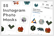 55 Instagram Photo Masks, a Templates & Theme by Uncommon Mockups (Thumbnail 1 of 5)