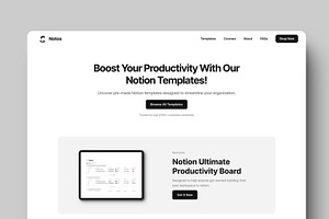 Notos - Portfolio Framer Template, a Websites & App Template by PixaSquare
