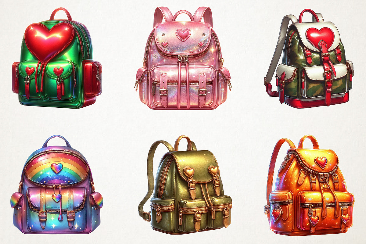 back to school backpack clipart, an Illustration by RobertsArt (Photo 7 of 7)