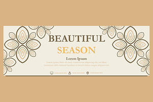 Abstract Floral Banner Template, a Marketing Template by sekitarief