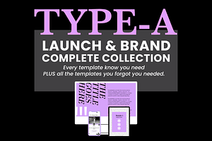 Typography Canva Branding Bundle