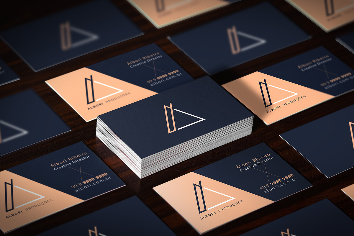 Business Card Mockup Ultra Realistic, a Print Template by Álbori Produções (Photo 1 of 6)