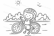 Set of cartoon kids, doodle children, a Person Illustration by Bubert Art (Thumbnail 4 of 4)
