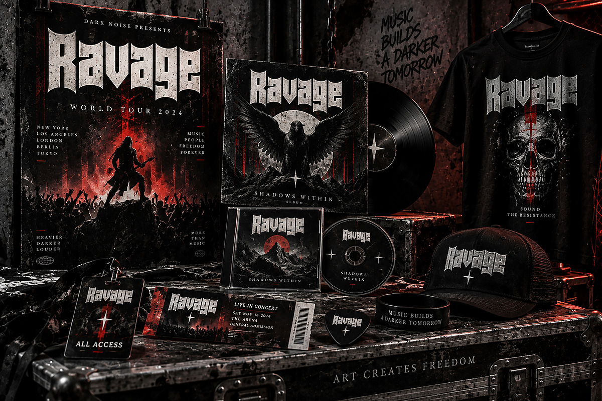 Ravage, a Script Font by Wow Magic (Photo 5 of 5)
