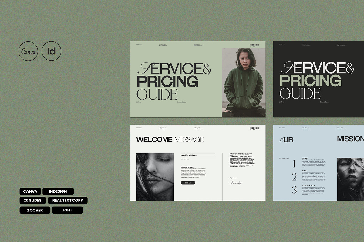 Service Guide, a Presentation Template by GoldenPixelStudio (Photo 2 of 9)