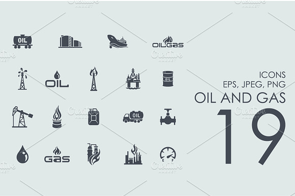 19 Oil And Gas Icons