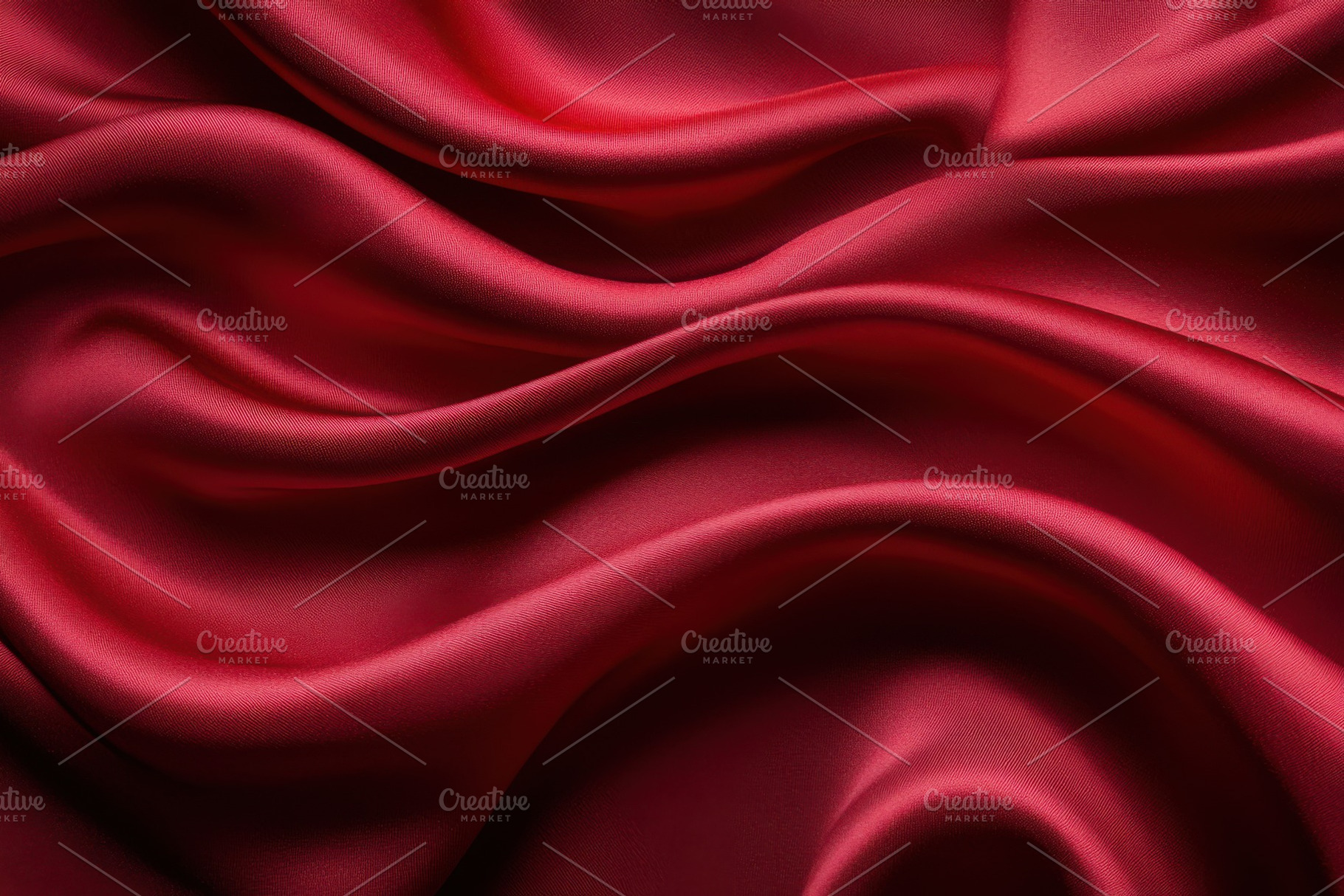 Rich Red Silk Draped Fabric Luxuriou, a Background Photo by Pixeness Studio