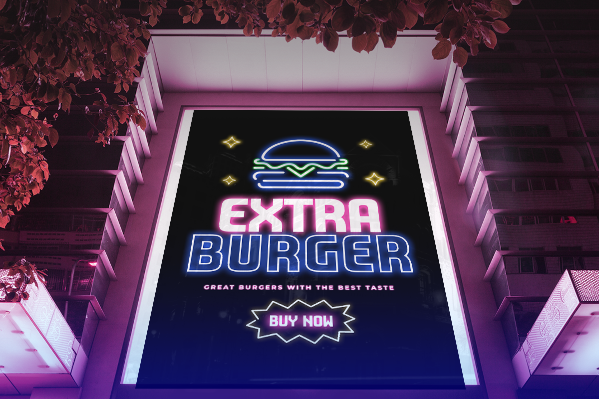 NIGHTIES - Neon Light Party Font preview 6