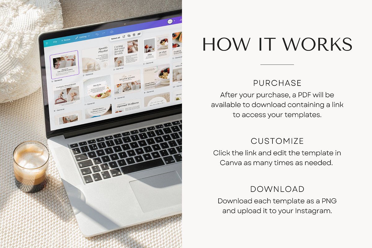 Health Wellness Instagram Templates, a Social Media Template by ShopRShop (Photo 10 of 10)