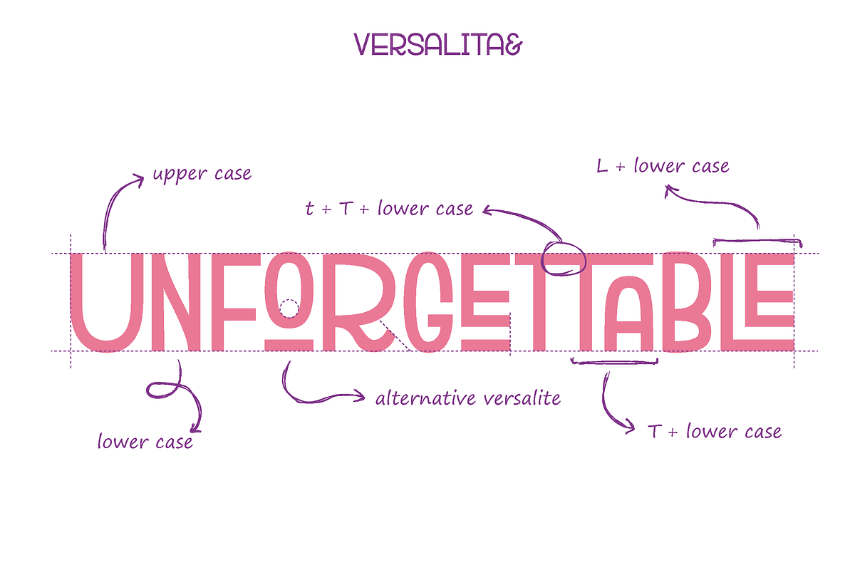 2in1 Versalita& + Versalita&Serif preview 4