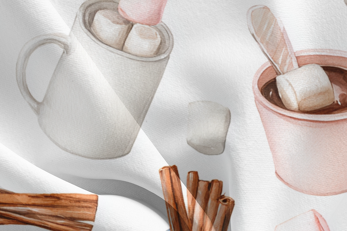 Hot Chocolate Seamless Pattern, a Decorative Illustration by Pati Charm Studio (Photo 7 of 7)