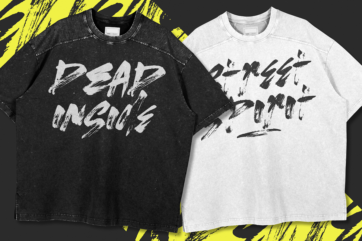 Hypebeast | Raw Brush Font, a Handwritten Font by Ardana Creative (Photo 5 of 15)