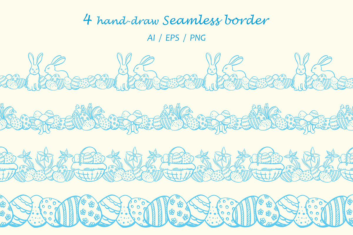 Easter Whimsy illustrations clip art, a Seasonal Illustration by susie-p-art (Photo 8 of 15)