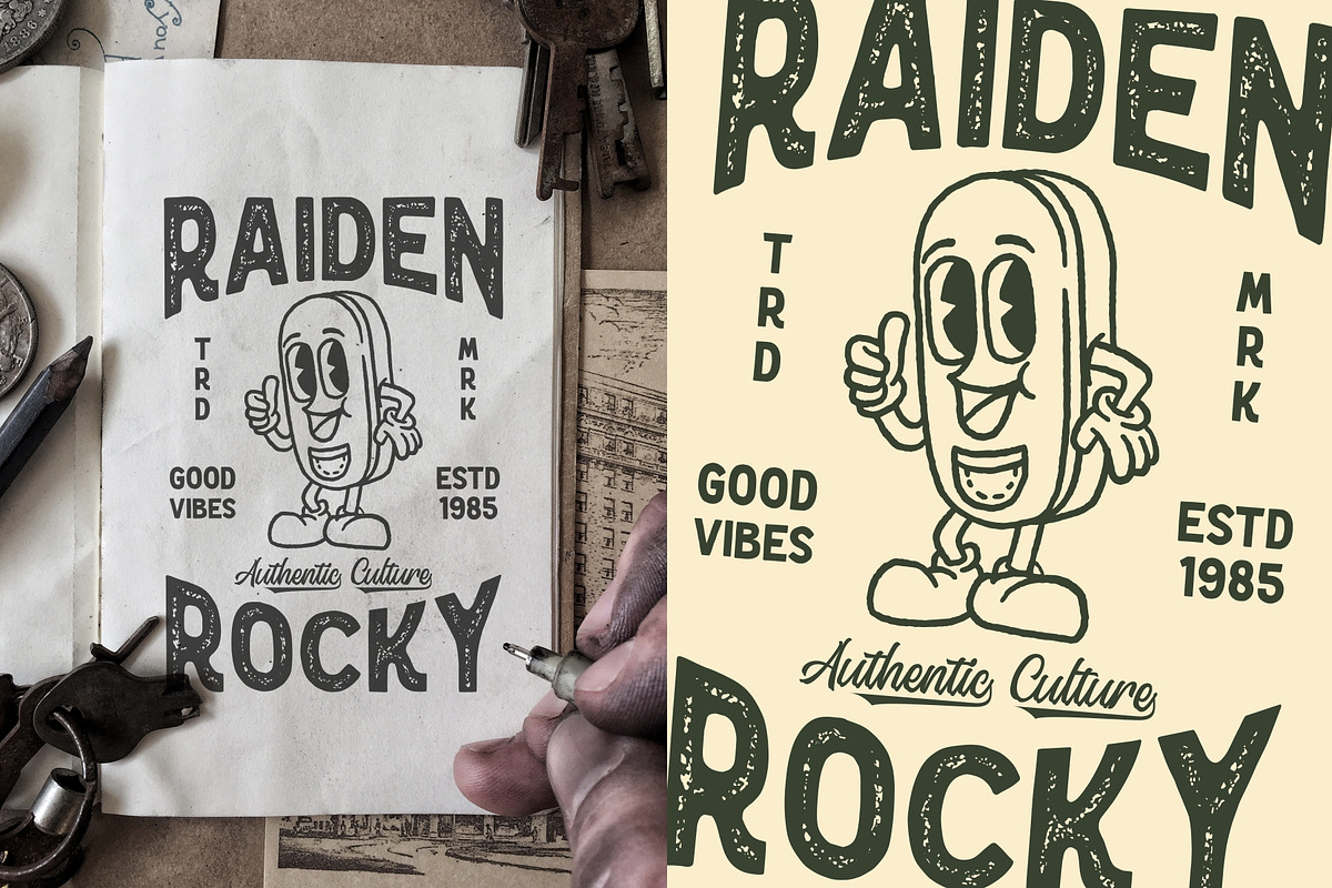 Farson - Vintage Typeface, a Sans Serif Font by Garisman Std (Photo 5 of 8)
