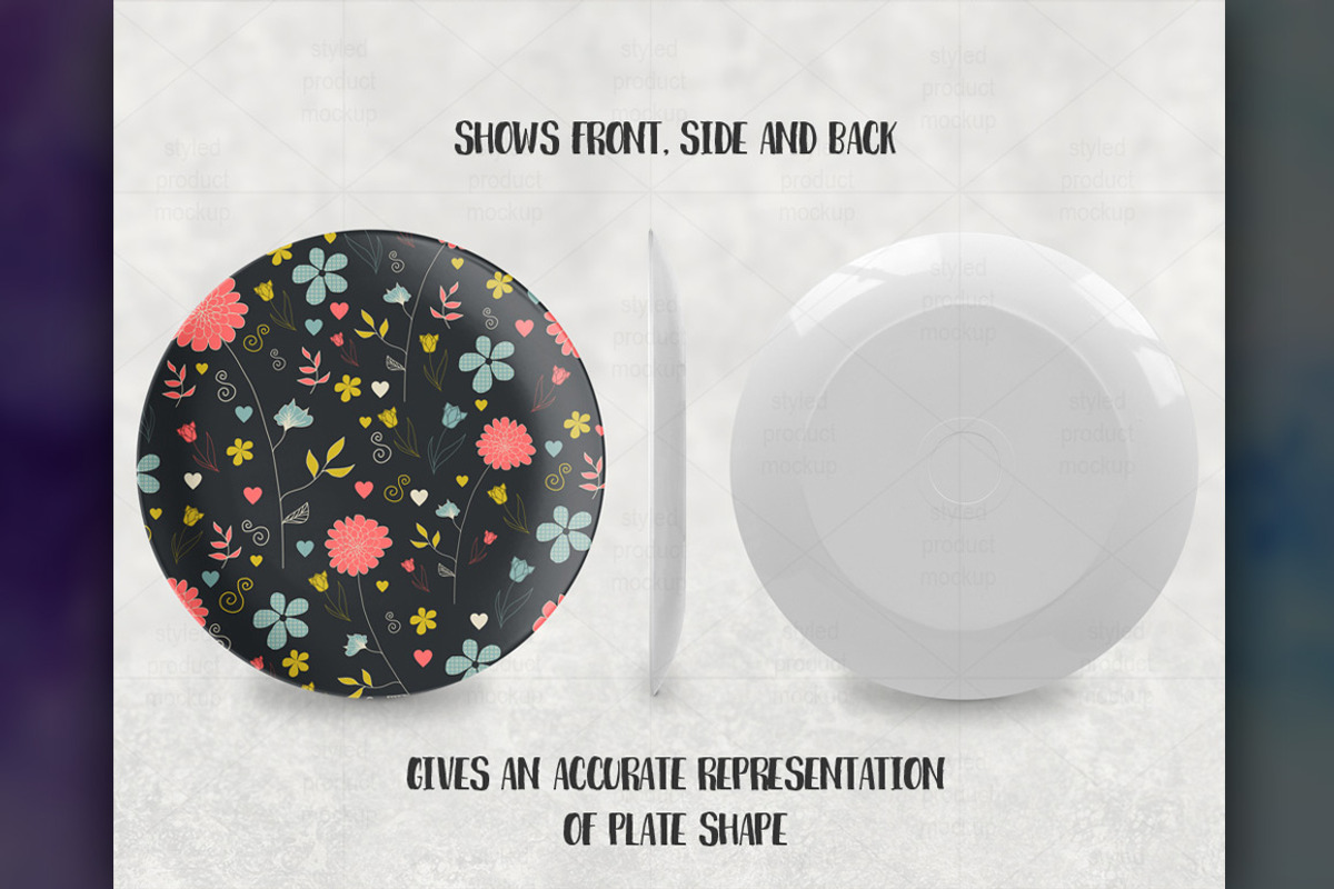 Plastic Plate Mockup, a Product Mockup by StyledProductMockups (Photo 4 of 5)